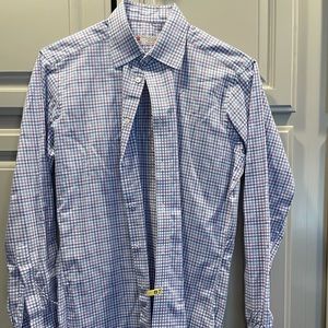 Men’s check button down slim fit
